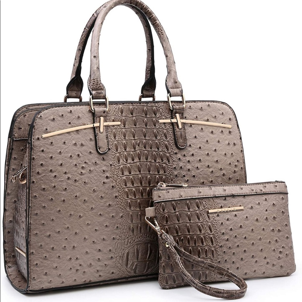 Brand New Skinned Dasein Women Satchel Handbag